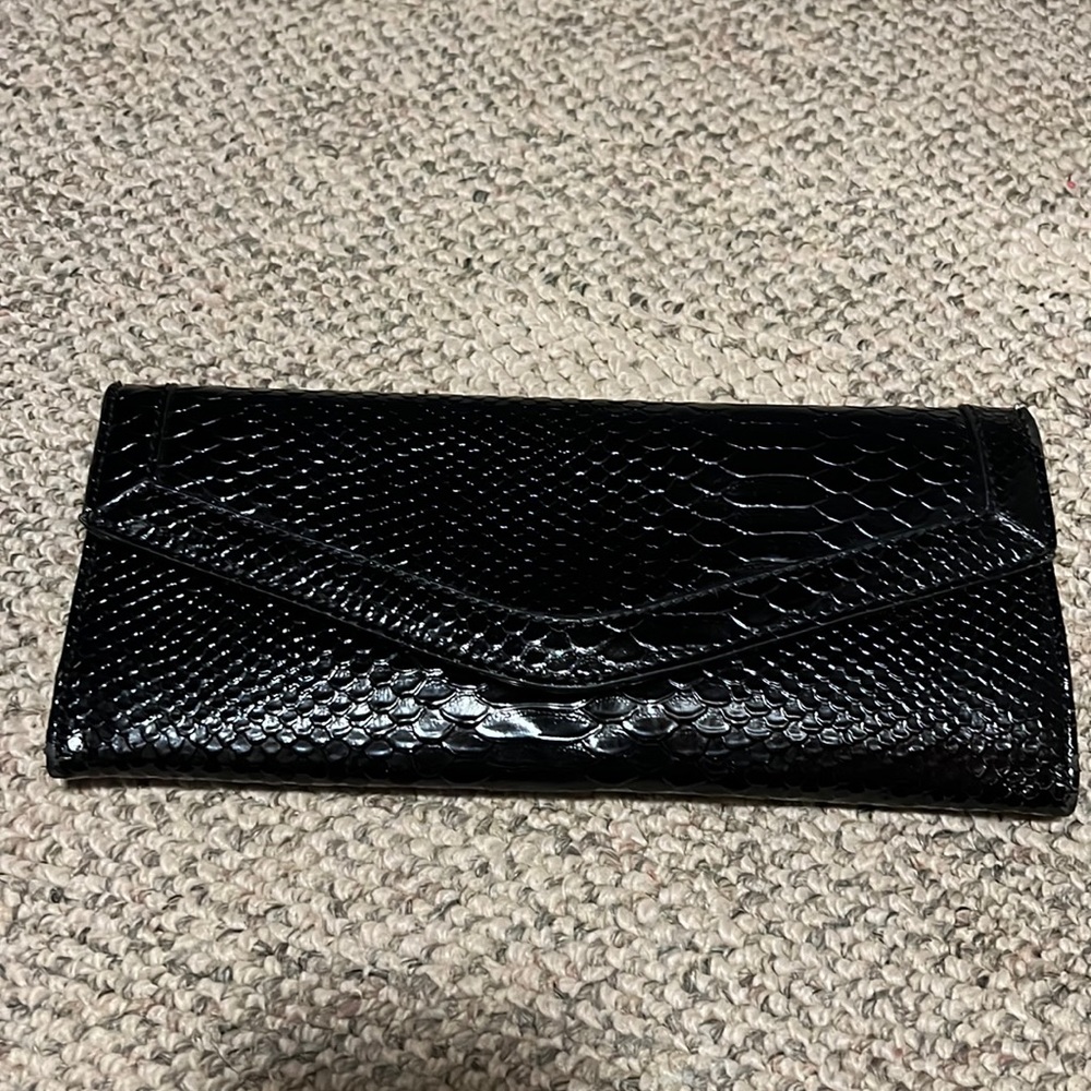 Apt 9 Black Clutch Purse
